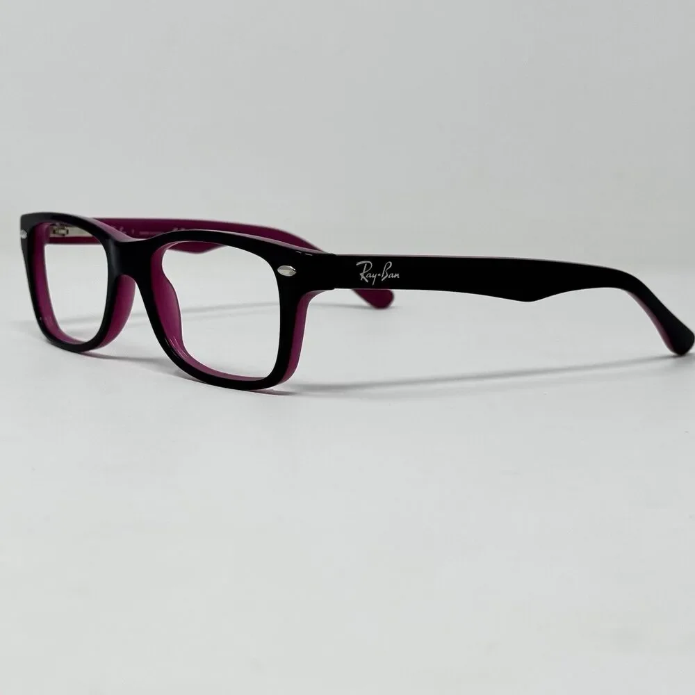 Ray-Ban RB1531 3702 Black Violet Kids Eyeglass Frames 46-16-125 Authentic